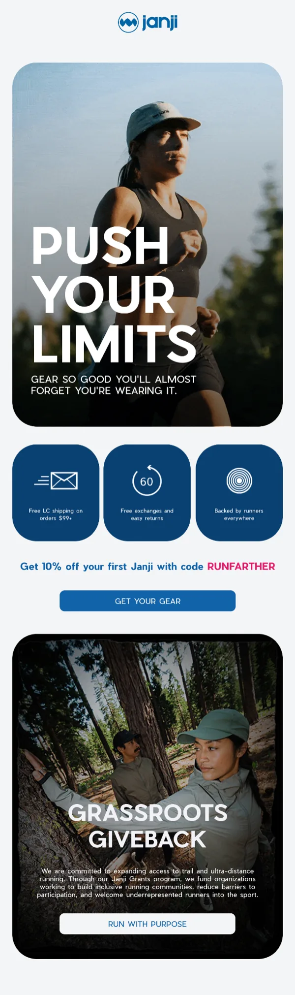 Janji email campaign