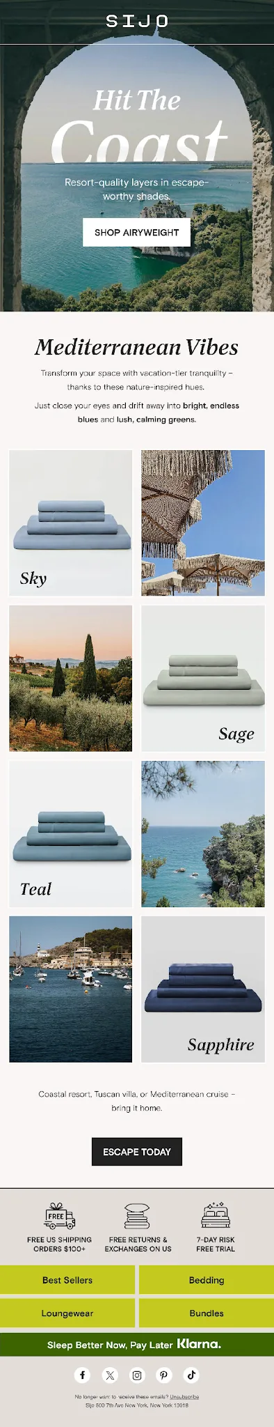 SIJO summer email campaign